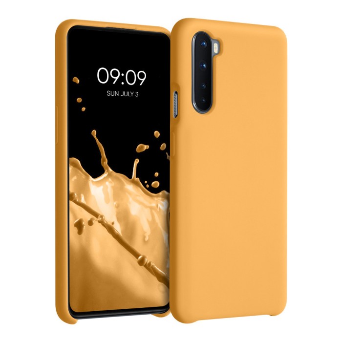 Husa pentru OnePlus Nord, Silicon, Galben, 51871.217
