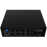 Switch Lanberg ILFE-8P-1GE-1S-120, 1x 1000BASE-T, 1x 1000BASE-X SFP, 4x 100BASE-T 802.3af 802.3at PoE+, 4x 100BASE-T 802.3bt PoE++, maxiumum network l