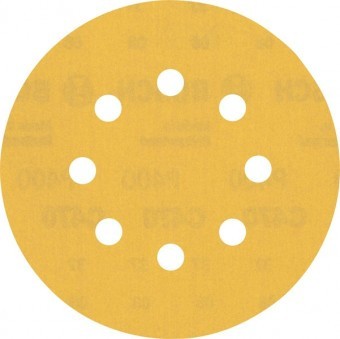 Bosch Set 5 foi abrazive disc C470, 125mm, G400, 8 gauri - 4059952541495 foto