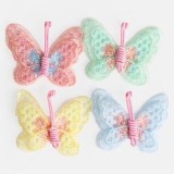 Autocolante decorative fluturi, set 4 buc, 5x4 cm, multicolor, CMCLASS