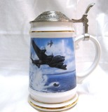 HALBA PORTELAN ENGLEZESC DAVENPORT STAFFORDSHIRE IN EDITIE LIMITATA DECOR AVIOANE DE LUPTA ROYAL AIR FORCE