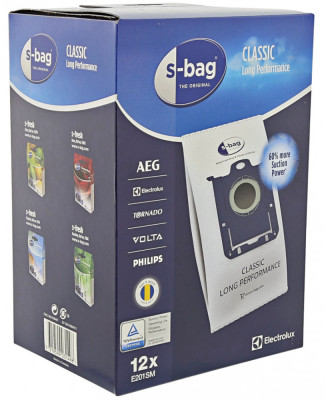 Set 12 saci din material sintetic Electrolux E201SM s-bag&amp;reg; Classic Long Performance MultiBag foto