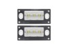 Set 2 buc lampa numar AUDI A3 (8L), 01.2000-04.2003; A4 (B5), 01.1999-09.2001, partea stanga, LED; transparent; TUNING,