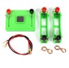 Kit Motor DC Electromagnetic, Experimente Fizica, Jucarie Educativa STEM, Proiecte Scoala, Bobine Cupru, Baza Magnetica, Asamblare Usoara