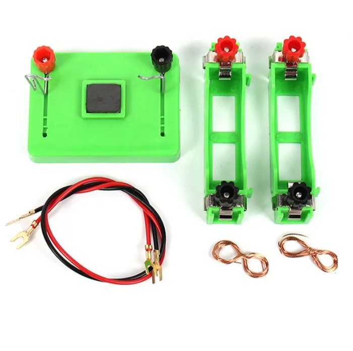 Kit Electromagnetic de Motor DC pentru Experimente de Fizică, Jucărie Educațională , compatibil