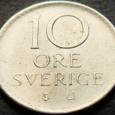 Moneda 10 ORE - SUEDIA, anul 1971 * cod 2171 = excelenta