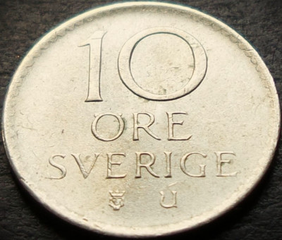 Moneda 10 ORE - SUEDIA, anul 1971 * cod 2171 = excelenta foto