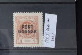 TS23 - Timbre serie Polonia - 1925 nestampilat * Port Gdansk