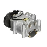 Compresor aer conditionat Ford Fiesta, 2002-2008, motorizare 1.25/1.3/1.4, benzina; Fusion (JHS), 2002-2008, motor 1.25/1.4/1.6, benzina, rola curea