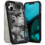 Cumpara ieftin Husa pentru iPhone 14 Plus, Ringke Fusion X Design, Camo Black