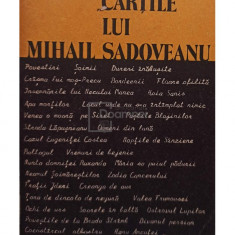 Ion Vlad - Cartile lui Mihail Sadoveanu (editia 1981)