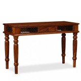 Masă de scris, lemn masiv de acacia, 120 x 50 x 76 cm