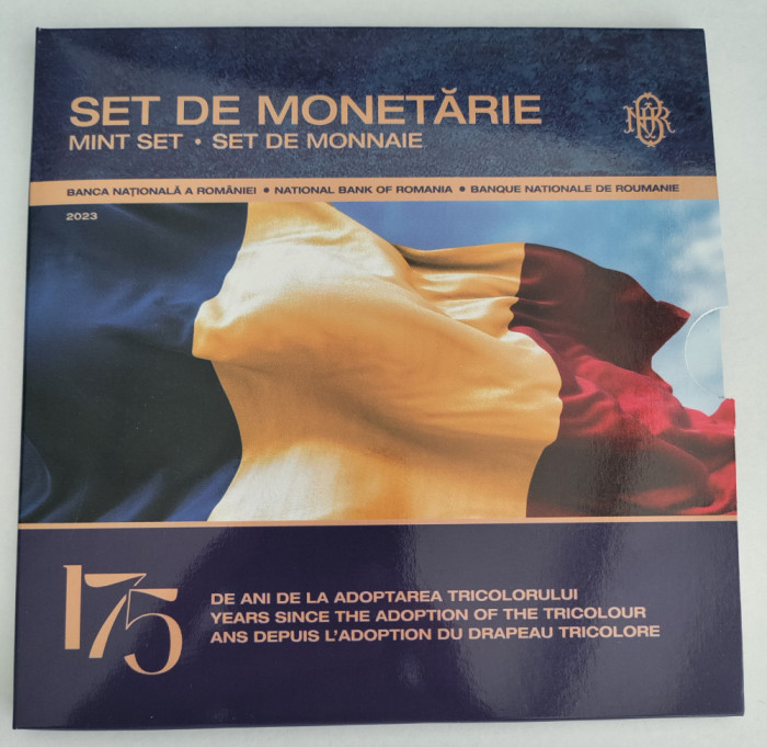 Set monetarie BNR Romania - 2023 - 175 de ani de la adoptarea tricolorului