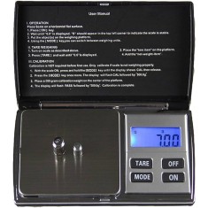 Mini cantar electronic de buzunar pentru bijuterii, precizie 0.01g cu afisaj LCD