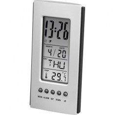 Termometru Hama 00186357, Afisaj LCD, Functie alarma, Argintiu foto