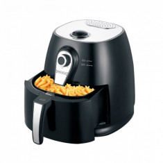 Aparat de gatit cu Aer Fierbinte Airfryer Anti-Friteuza ROYALTY LINE RL-AF3.1 - 3 litri, Negru foto