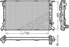 Radiator apa racire motor AUDI Q5 3.0D intre 2008-2017 foto