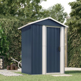 Șopron Gradina vidaXL Antracit 126x97.5x177cm Otel Galvanizat, Magazie Depozitare Unelte, Exterior, Rezistent Rugina