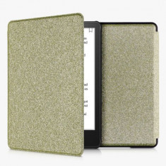 Husa pentru Kindle Paperwhite 11, Piele ecologica, Gold, Kwmobile, 56256.17