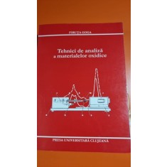 Tehnici de analiza a materialelor oxidice - Firuta Goga