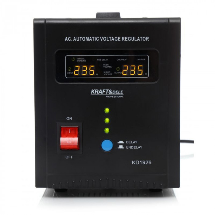 Stabilizator de tensiune 2000VA 230V 150-270V KD1926 KraftDele