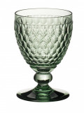 Set 2 pahare de vin rosu, Villeroy &amp;amp; Boch, Boston, 310 ml, sticla cristal, verde