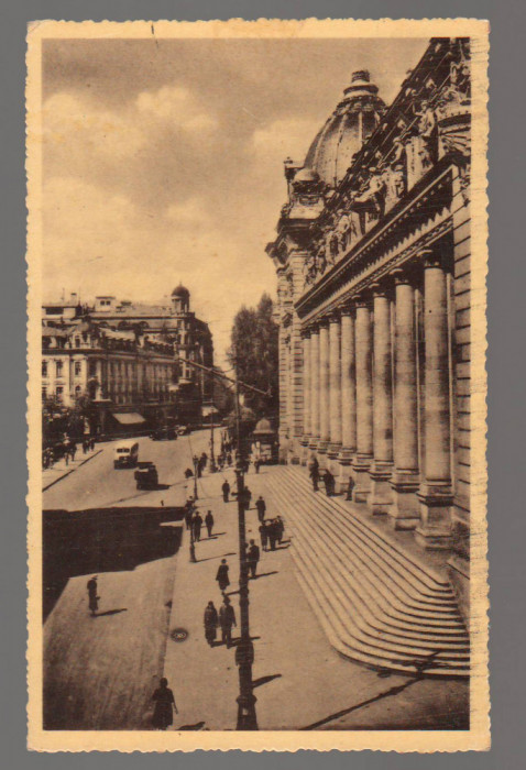 CPIB 20926 CARTE POSTALA - BUCURESTI. POSTA CENTRALA, KRAFT SI DROTLEFF 1937