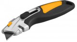 Cutter Utilitar Dublu Tolsen + 2 Lame SK2, Aliaj Zinc, Blocare Automata, Schimbare Rapida Lama