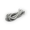 Elastic rotund Crisalida, diametru 3 mm, lungime 3 m Gri deschis