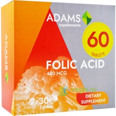 Acid Folic 400mcg 60tb (30cps+30cps)