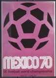 Germania 1970 - C.M. de fotbal - Mexic, Carte postala nescrisa