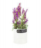 Cumpara ieftin Floare artificiala Careen Lavender, Bizzotto, &Oslash;10.5x28 cm, roz