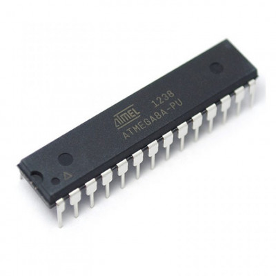 ATMEGA8-PU DIP-28, 8-bit, cu 8K octeti memorie flash programabila (ATM285) foto