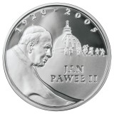 Polonia 10 zloti 2005 PAPA IOAN PAUL II PROOF 14,14 g Argint .925, Europa