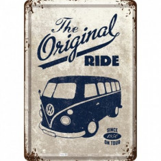 Placa metalica - VW The original Ride1950 - 10x14 cm