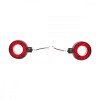 Lampa pozitie cu LED 12/24V pentru oglinda camion rosu/alb FR0330RW Breckner Germany