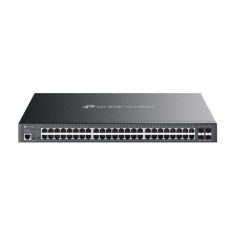 Switch 40 x RJ45 1G PoE+, 8 x RJ45 1G Hi-PoE, 4 x SFP+ 10G, L2 Management, 1U - TP-Link Omada SG3452XMPP