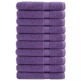 vidaXL Prosoape premium SOLUND 10 buc. violet 100x200 cm 600 gsm