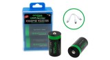 PATONA Premium USB-C 2x baterii LR20 Mono D Litiu 6000mWh 1.5V re&icirc;ncărcabile, cu cablu de &icirc;ncărcare USB-C 1 la 2