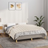 VidaXL Pătură grea, crem deschis, 122x183 cm, 9 kg, material textil