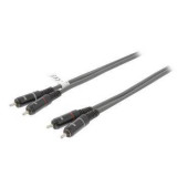 Cablu audio Stereo 2x RCA tata - 2x RCA tata 5m gri Sweex