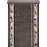 Cumpara ieftin Traversa Festonata Surfilata, Tip Iuta, Model Natura 900-91, Tesatura Plata, Latime 0.6m, Marime 60 x 300 cm, Crem, Maro, Antialergic, Polipropilena,