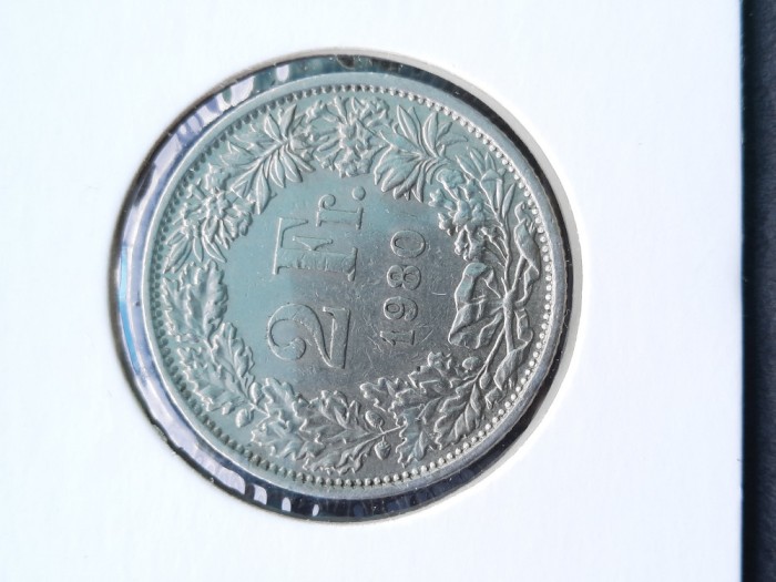 2 Francs 1980, Elvetia - G 4552