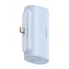 POWER BANK Baseus Compact, capacitate 5000mAh, 20W, 1 x USB Type-C, total 5V/2.4A, albastru, &quot;P10068306313-00&quot; (timbru verde 0.98 lei) - 6932172659523