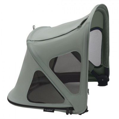 Capotina cu extensie plasa insecte Bugaboo Fox 5 Fox Cub Lynx Pine Green foto