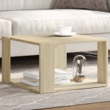 VidaXL Măsuță de cafea, stejar sonoma, 51,5x51,5x30 cm lemn prelucrat