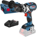 Bosch GSB 18V-110 C + GAL 18V-40 - Masina de gaurit si insurubat cu percutie fara acumulatori Li-Ion 18 V - Ah 110 Nm valiza speciala + Incarcator acu