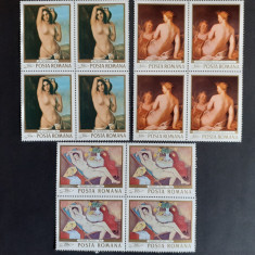 1969 - Reproduceri de arta - Nuduri - serie (bloc de 4) - LP695