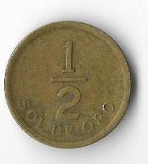 Moneda 1/2 sol 1976 - Peru foto