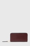 AllSaints portofel de piele TRAVEL culoarea rosu, W276XD